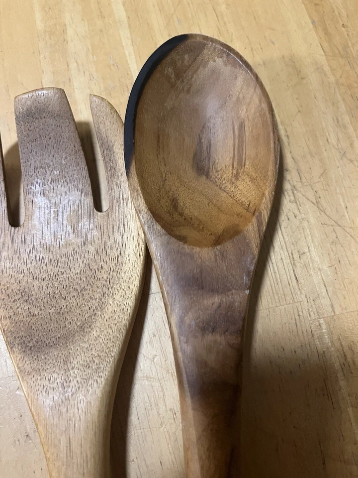 Pampered Chef Wooded Salad Toss And Spoon - Image 2 of 3