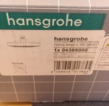 Hansgrohe 04388 Croma Select S 1.8 (GPM) Multi Function Rain  Chrome