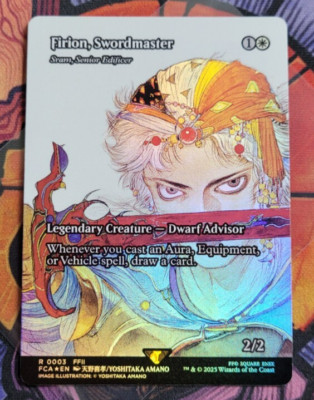 Firion, Swordmaster - Sram, Senior Edificer 3 Showcase Foil FINAL