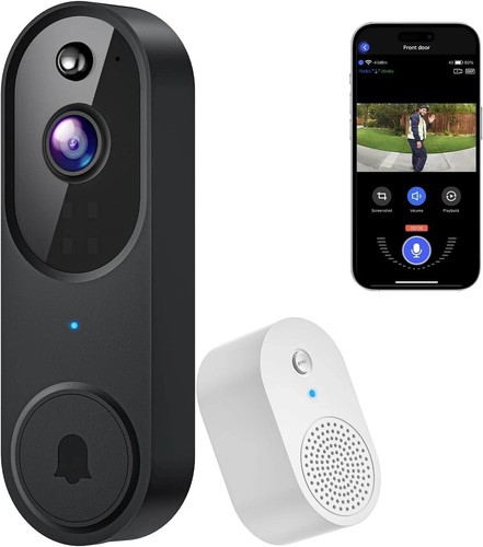 Ring Video Doorbell 1080p HD Camera WI-FI Night Vision Motion Detection Wireless