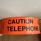 PANDUIT 3" x 1000' HTDU3O-T ORANGE CAUTION TELEPHONE LINE BURIED UGND DETECTABLE