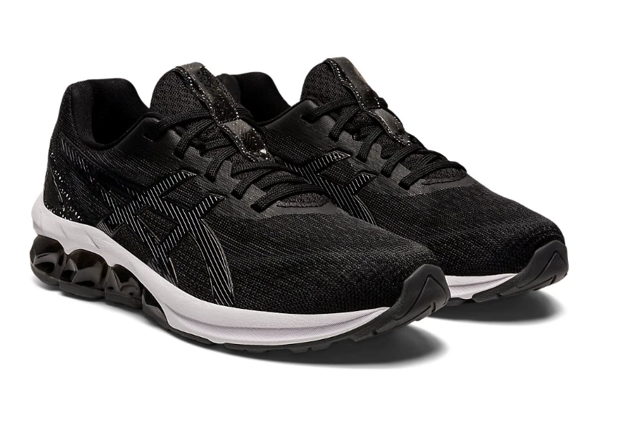 Zapatos para correr ASICS para mujer 7 GEL-QUANTUM 180™ VII en negro/blanco - ¡RAROS! Foto 2 de 4