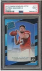 2017 Donruss Optic Patrick Mahomes II Rated Rookie #177 Black /25 (RC) PSA 9
