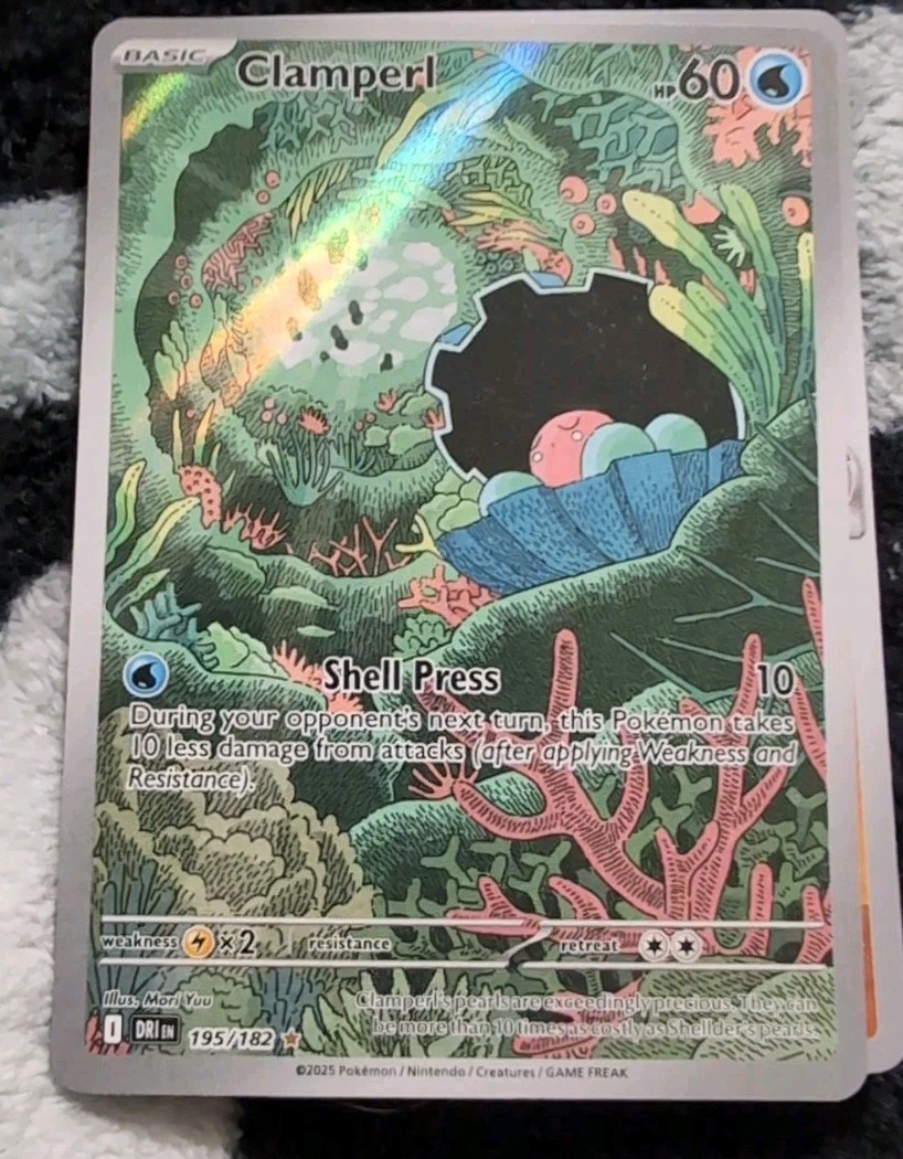 Clamperl 2025 Scarlet & Violet: Destined Rivals #195/182 Illustration Rare  Price Guide - Sports Card Investor