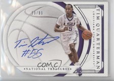 2016 National Treasures Collegiate Basketball 59/99 Tim Quarterman #43 Auto h3a