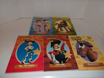 Toy Story 2 Woodys Roundup Books 1-4 & 6 Showdown at the Okeydokey Corral