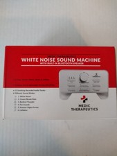 Medic Therapeutics White Noise Sound Machine With Built In Bluetooth Speaker