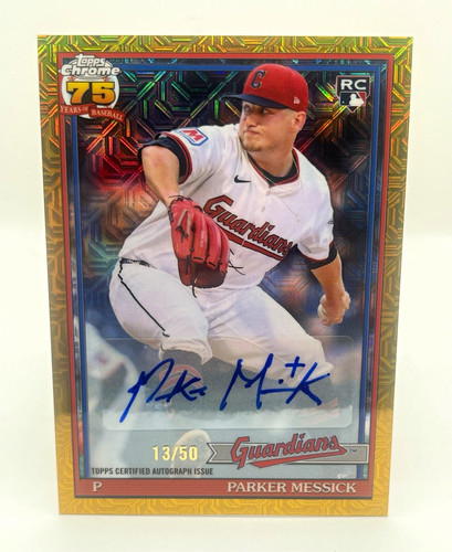 2026 Topps Chrome 1991 Silver Pack Mojo Parker Messick Gold Auto RC /50 ROY??