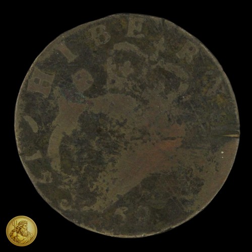 1769 Ireland Half Cent George III Copper Coin -E1180