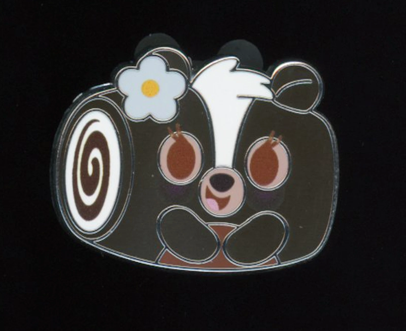 Disney Parks Munchlings Mystery Bambi Flower Chocolate Swiss Roll Pin