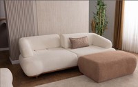 Stilvolles Sofa Und Hocker Set FüR Maximalen Komfort