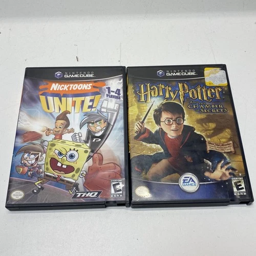 Nintendo GameCube Bundle: Nicktoons Unite & Harry Potter