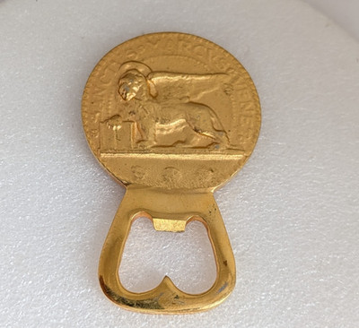 Saint Mark Brass Bottle Opener SANCTVS MARCVS VENET St Mark Will Come