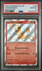 Pokemon Charmander 109/091 2024 Paldean Fates Shiny Rare Card - PSA 10 GEM MINT