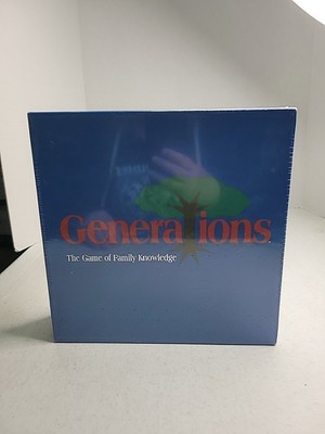 1996 Vintage Generations the Game of Family Knowledge Board Game New Sealed