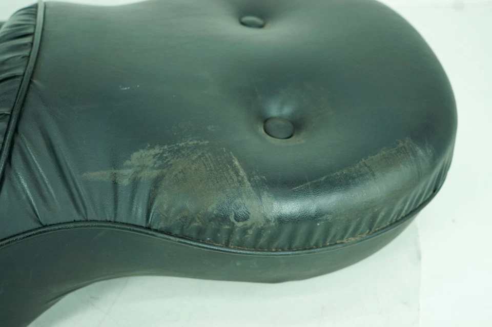 98 Harley Sportster Hugger XL883 Passenger Driver Rider Seat Saddle SCRATCH 1343 - Image 2 of 4