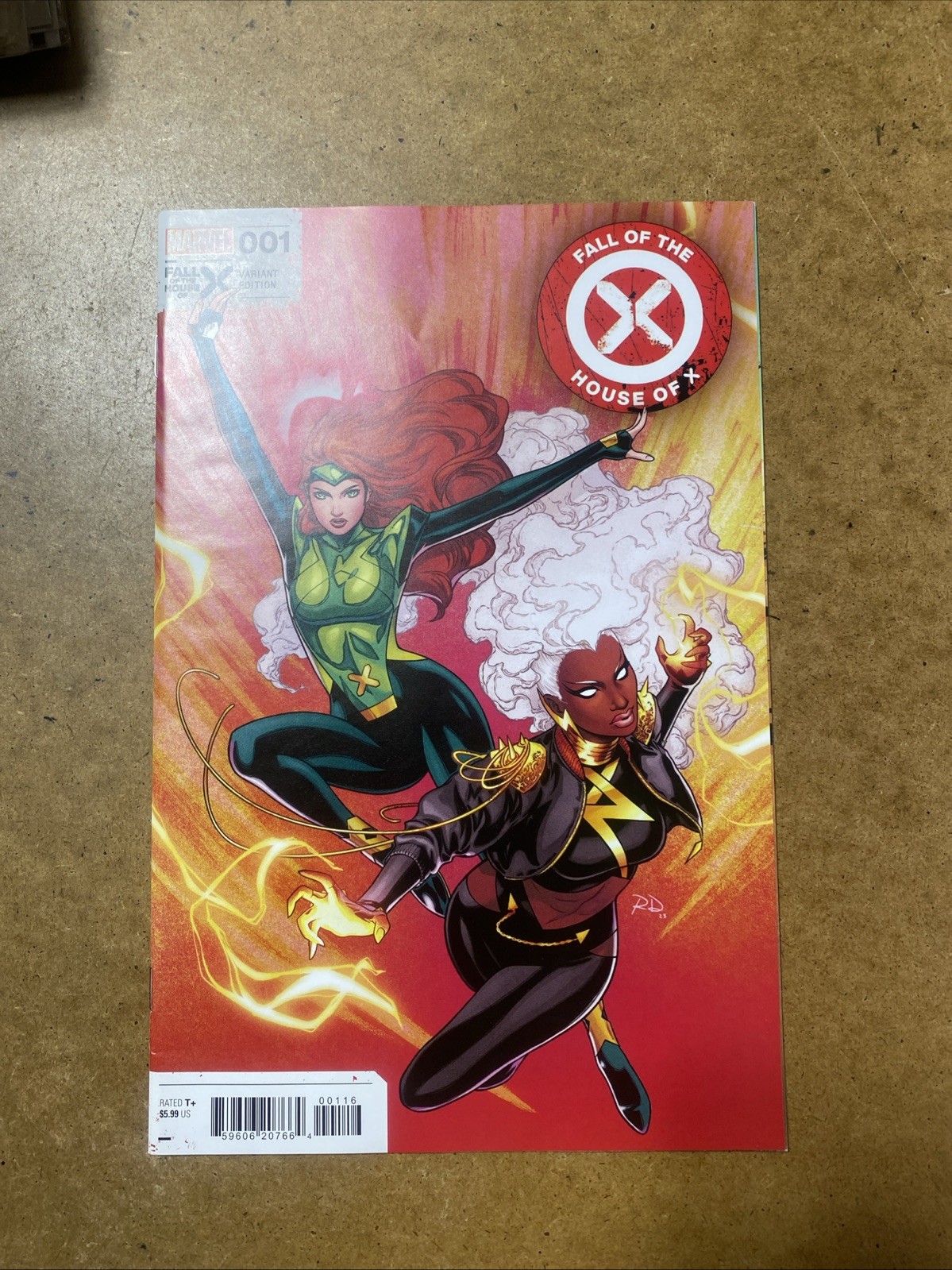 X-MEN FALL of the HOUSE of X #1 1:25 RUSSELL DAUTERMAN variant MARVEL 2024 NM-