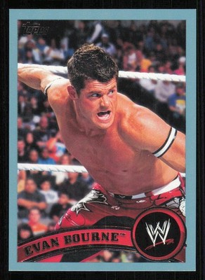 2011 Topps WWE Blue #53 Evan Bourne /2011
