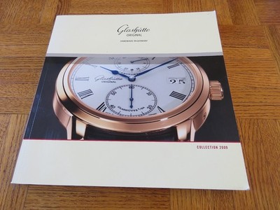 Glashutte Original THE COLLECTION Watch Book Catalog  130 Pages 2009
