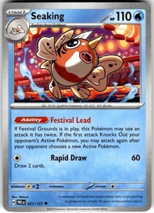 Seaking 021/131 Prismatic Evolutions Uncommon NM