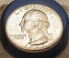 1964 D  Uncirculated  Quarter 90%   Original Luster  STACKERS DELIGHT #704 - 7