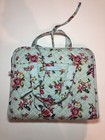 Vera Bradley Quilted Bag Tote Light Blue Floral Hanging Organizer — photo 1