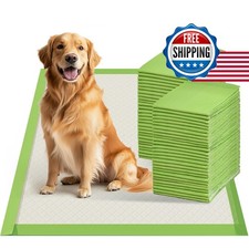Gardner Pet Dog Pee Pads Extra Large 28"x34" 30 Count Disposable ECO Green