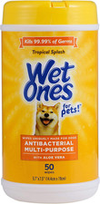 for Pets Antibacterial Dog Wipes, Multi-Purpose Grooming Wipes with Aloe Vera fo