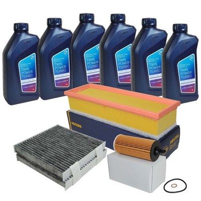 Inspektionspaket BMW X3 F25 sDrive18d xDrive20d X4 F26 xDrive20d 6L BMW ÖL 5W30