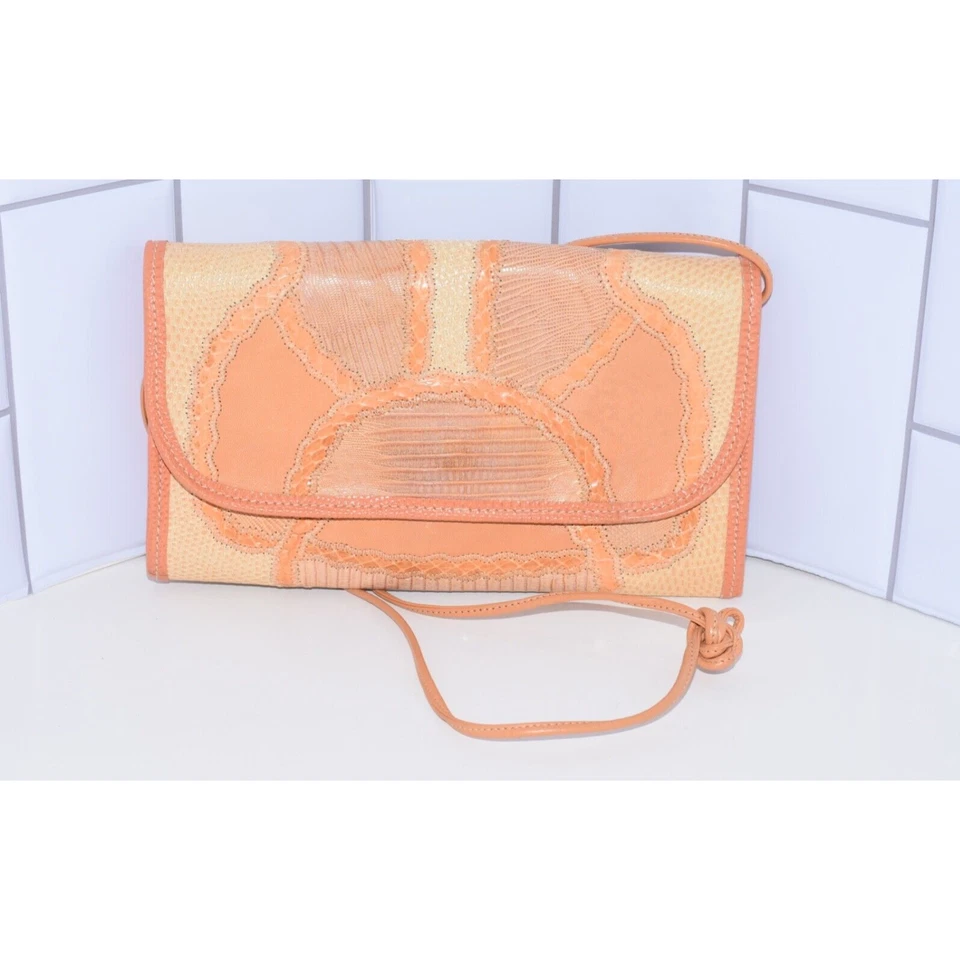 Bolso Bandolera CARLOS FALCHI 1980s Patchwork Piel de Serpiente Foto 4 de 4