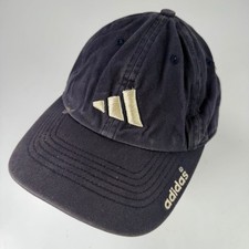 Adidas Hat Boys Youth Navy Gold Adjustable Cotton Baseball Cap