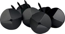 50 Pack 1.2" Black Iron Clavos Decorative Nails Pyramid Head Studs for Wood Door