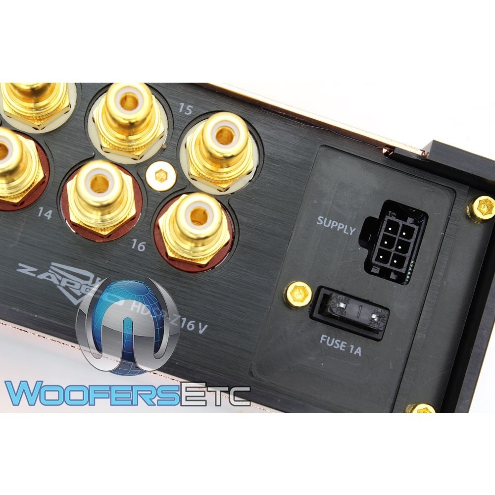 ZAPCO HDSP-Z16-V-AD-16GA 16-CHANNEL DIGITAL SOUND PROCESSOR WITH