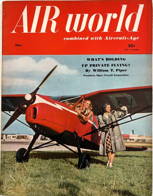 AIR WORLD Magazine, May 1946, Military, Civil & Model Aviation