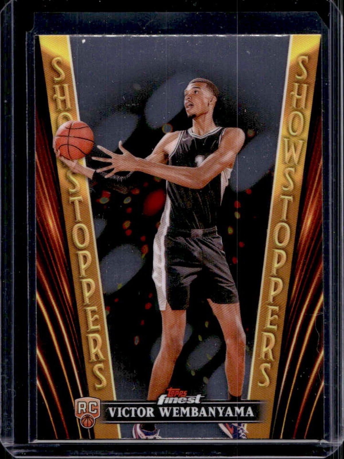 2023-24 Finest Victor Wembanyama Showstoppers RC Rookie #SS-21 Spurs