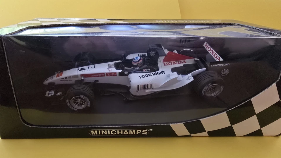 B-A-R Honda 007, T. Sato 2005   Minichamps 1/18 wie neu - Bild 2 von 3