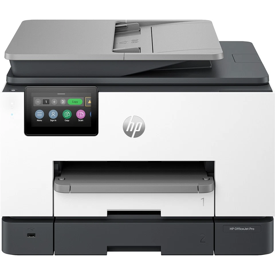 HP OfficeJet Pro 9130b Wireless Color Inkjet All-in-One Printer (4U555A) - Open