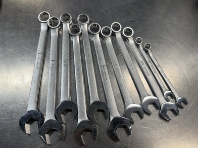 NEW! Wright Tools 11pc SAE Combination Wrenches Mixed Set 1/2'' to 1'' Made in USA