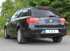 Fox Auspuff Sportauspuff Duplex Komplettanlage für Seat Exeo - 3R 1.6l 75kW 1.8l Fox Auspuff Sportauspuff Duplex Komplettanlage für Seat Exeo - 3R 1.6l 75kW 1.8l
