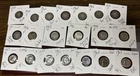20 - Coin Silver Dime Collection - Barber, Mercury & Roosevelt Dimes AU/BU