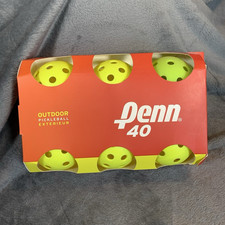 Penn 40 Outdoor Pickleball Balls for Outdoor Play