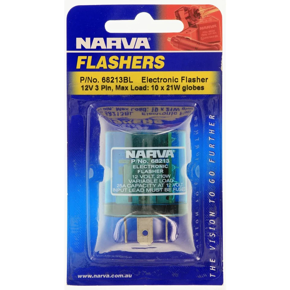 Narva Flasher Electronic 12V 3 Pin 68213BL