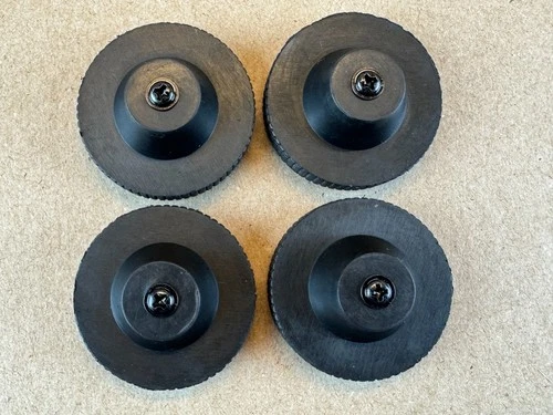 4 New TURNTABLE FEET w/ screws for Pioneer JVC Technics Marantz etc