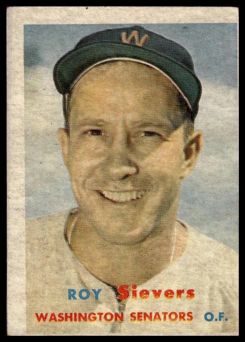 1957 Topps #89 Roy Sievers