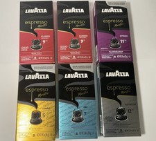 6PK Lavazza Espresso Variety Pack of Aluminum Capsules 10 Count BB 3/09/25