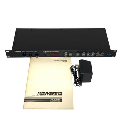 Alesis Midiverb III 16-Bit Digital Effects Processor Tested Working Japan