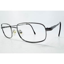 Sferoflex Eyeglass Frames Mens Gunmetal Gray Rectangular 2115 268 53-19-140