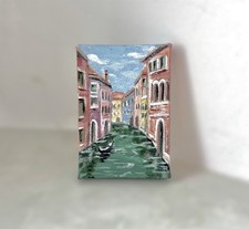 Mini Leinwandbild 5x7 cm Handgemalt Malerei Acrylbild Selbstgemalt kunstbild