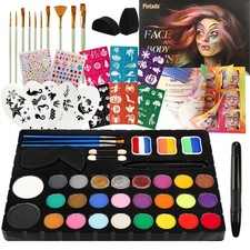 26 Color Painting Kit for - Non-Water Activated Paint Palette with Brush, Ste...