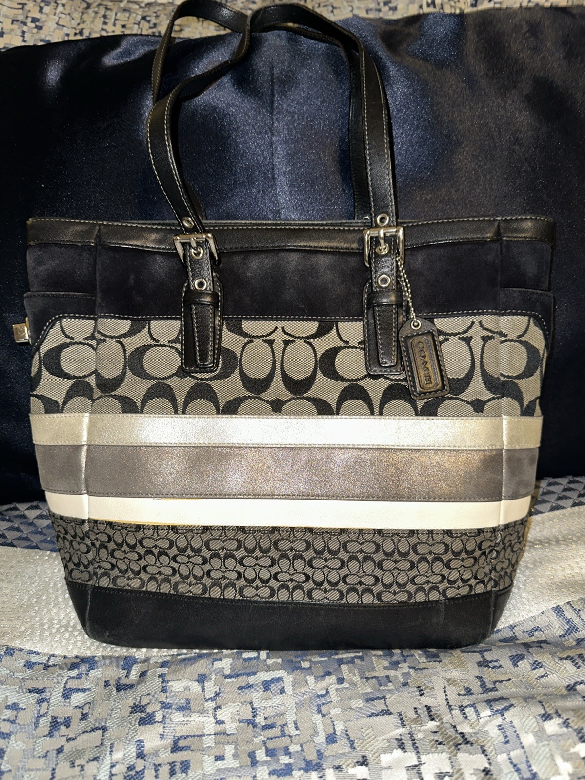 Coach Signature Patchwork Tote | eBay